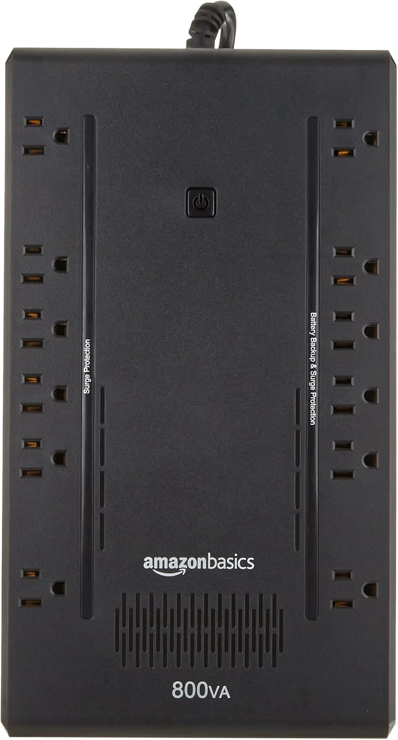 Smart home setup powered by Amazon Basics UPS