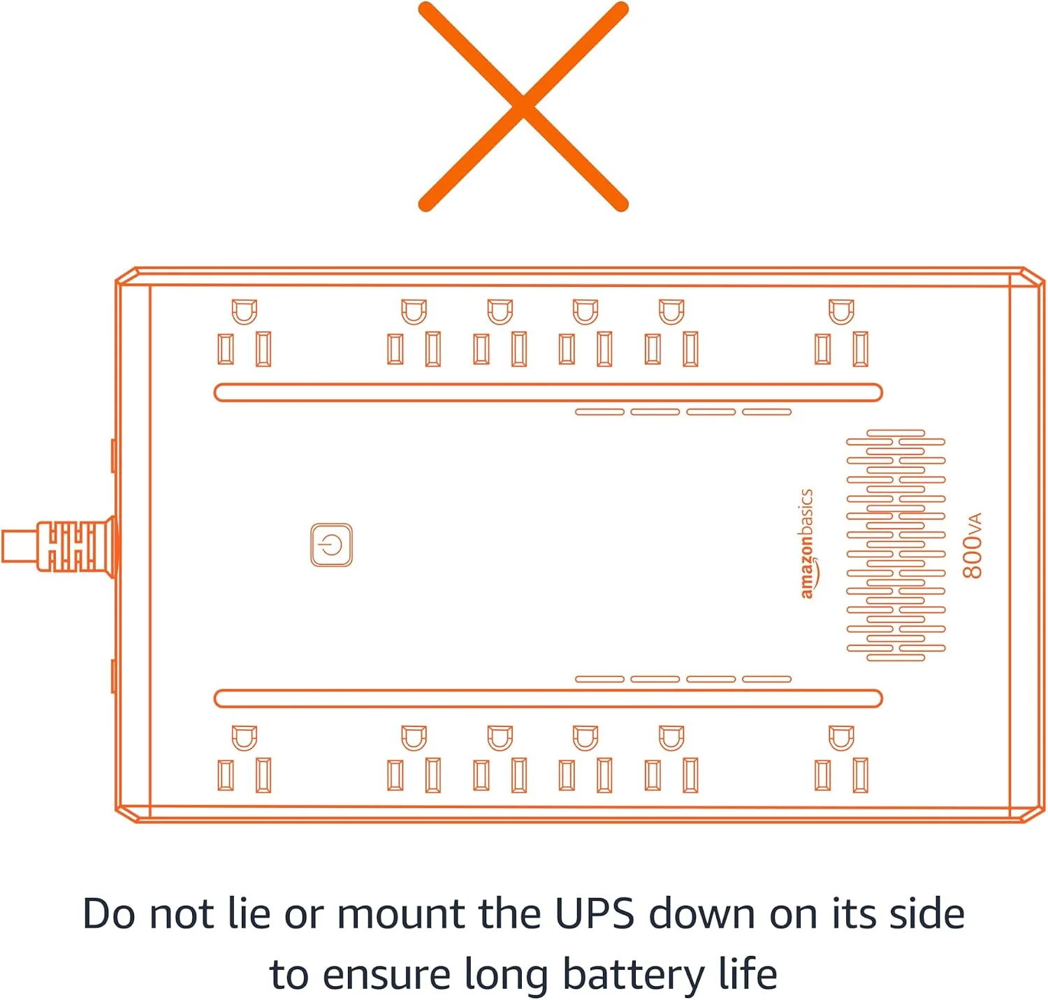 Surge protection and battery backup features