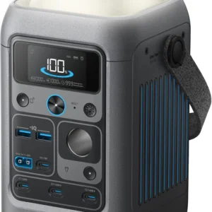 Anker SOLIX C300 DC Power Bank Station, Outdoor 288Wh Portable Power Station, LiFePO4 Battery, 300W Solar Generator, for Camping, Traveling, and Emergencies (No Wall Charger Included) view 1