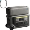 Anker SOLIX F3000 Portable Power Station, 3,072Wh, 6,000W Recharging, Solar Generators for Home Use, Expandable to 24kWh, Works with Generator, For Power Outages, Camping, RVs, Emergencies