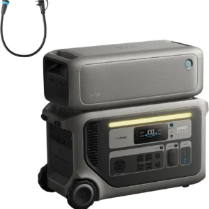 Anker SOLIX F3000 Portable Power Station, 3,072Wh, 6,000W Recharging, Solar Generators for Home Use, Expandable to 24kWh, Works with Generator, For Power Outages, Camping, RVs, Emergencies