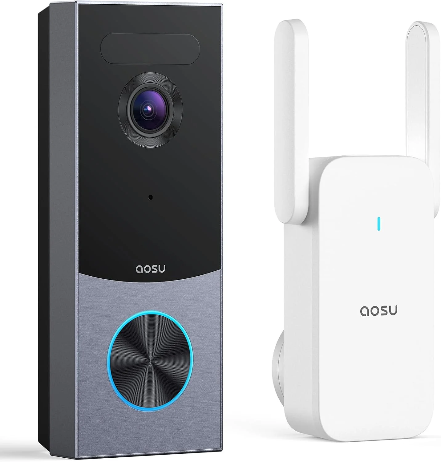 aosu 5MP wireless doorbell camera wide angle view
