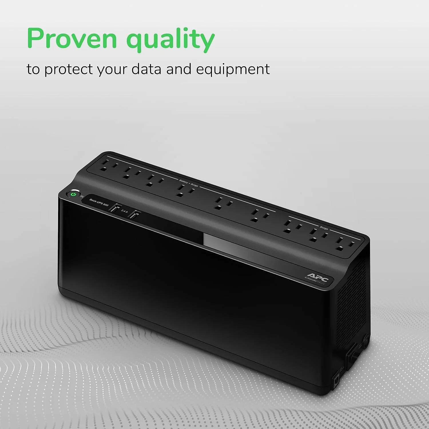APC BE850G2 UPS USB-A charging ports