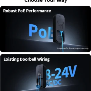 Aqara Doorbell Camera G400 with Chime, Wired/PoE, HomeKit Secure Video, 2K HD Head-to-toe View, 2-Way Audio, 2.4/5GHz Wi-Fi 6, Supports Alexa/Google/SmartThings, Local Detection & 24/7 Recording, IP65 view 6