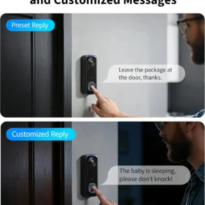 Aqara Doorbell Camera G400 with Chime, Wired/PoE, HomeKit Secure Video, 2K HD Head-to-toe View, 2-Way Audio, 2.4/5GHz Wi-Fi 6, Supports Alexa/Google/SmartThings, Local Detection & 24/7 Recording, IP65 view 7