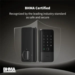Aqara UWB Smart Lock U400, Matter Over Thread, Apple Home Key, Fingerprint Keyless Entry Deadbolt,Touchscreen Keypad, Rechargeable Battery, Supports HomeKit, Alexa, Google, Home Assistant, Black view 6