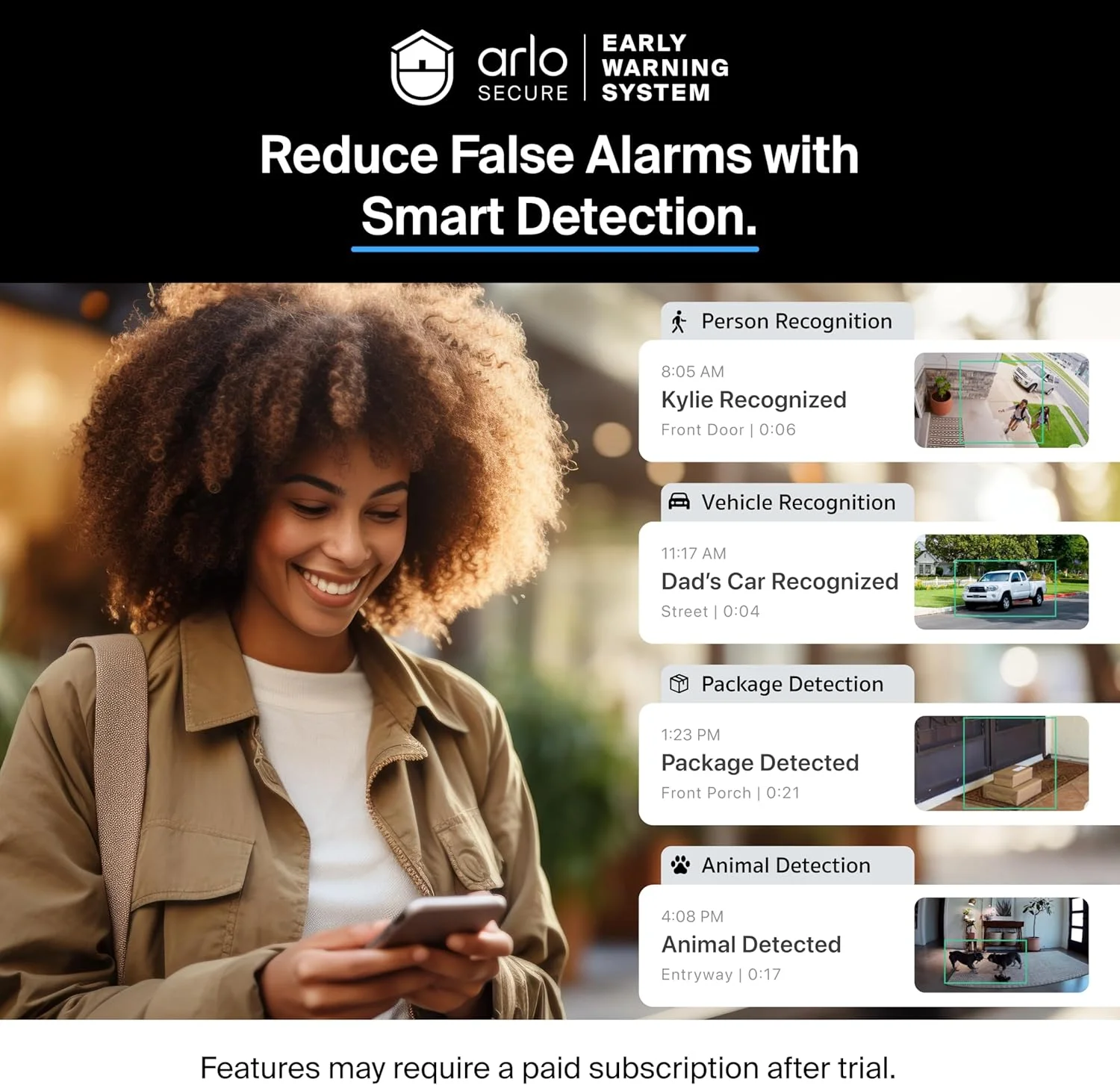 Arlo 2K Video Doorbell head-to-toe video example