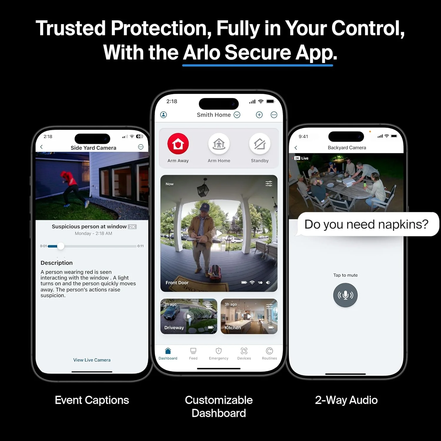 Secure data privacy settings