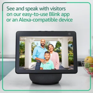 Blink Video Doorbell – Head-to-toe HD view, two-year battery life, and simple setup. Sync Module Core included – System (Black) view 5