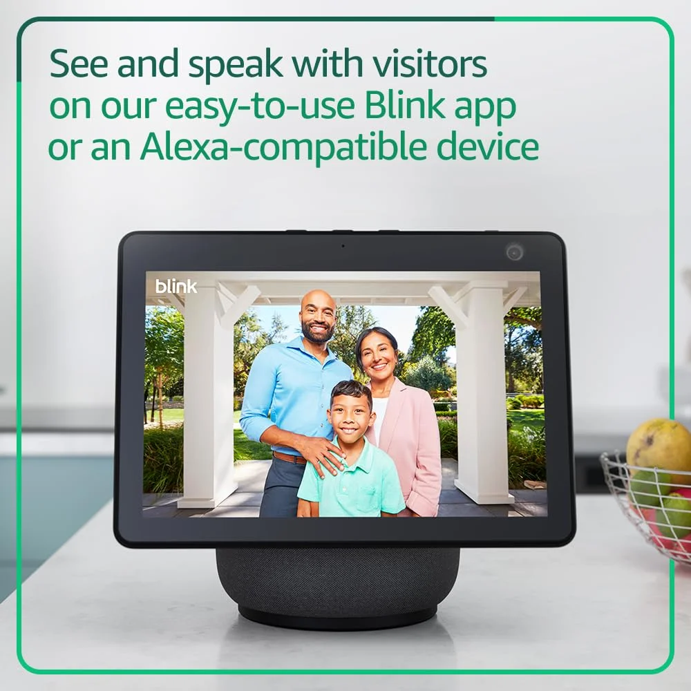 Alexa enabled video doorbell