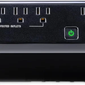 CyberPower SL700U Standby UPS Battery Backup and Surge Protector, 700VA/370W, 8 Outlets, Slim Profile, UL Certified | 3 Surge-Only, 2x USB-a, 890j Surge, Energy Star, 3-Year Warranty view 1
