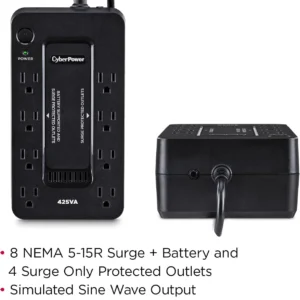 CyberPower ST425 Standby UPS Battery Backup and Surge Protector view 4