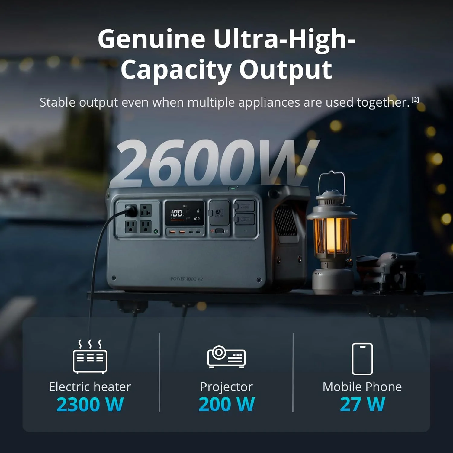 DJI Power 1000 V2 charging quickly