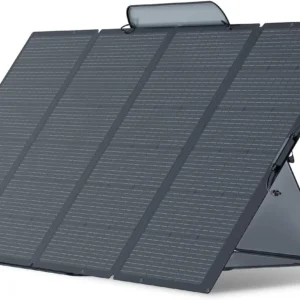 EF ECOFLOW 400W Portable Solar Panel, Foldable & Durable, Complete with an Adjustable Kickstand Case, Waterproof IP68 for Outdoor Adventures view 1