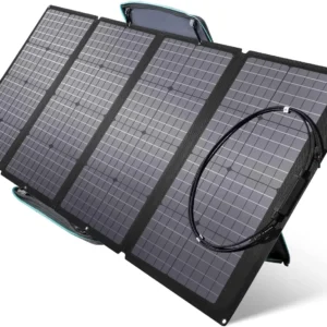 EF ECOFLOW 400W Portable Solar Panel, Foldable & Durable, Complete with an Adjustable Kickstand Case, Waterproof IP68 for Outdoor Adventures