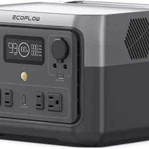 EF ECOFLOW Portable Power Station River 2 Max 500, 499Wh LiFePO4 Battery/ 1 Hour Fast Charging, Up to 1000W Output Solar Generator (Solar Panel Optional) for Outdoor Camping/RVs/Home Use view 1