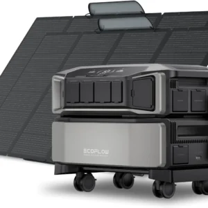EF ECOFLOW Power Station 6144Wh DELTA Pro Ultra with 2x400W Portable Panel, 120/240V 7200W AC Output, Portable Generator for Home Backup Outdoors Camping RV Emergency view 1