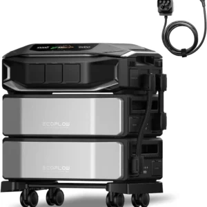 EF ECOFLOW Power Station 6144Wh DELTA Pro Ultra with 2x400W Portable Panel, 120/240V 7200W AC Output, Portable Generator for Home Backup Outdoors Camping RV Emergency view 7