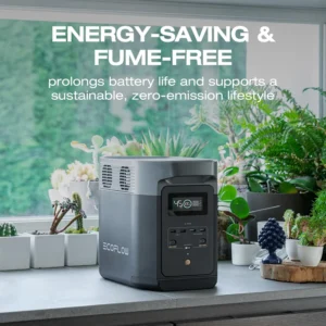 EF ECOFLOW Solar Generator Delta 2 with 220W Solar Panel, 1024Wh LFP(LiFePO4) Battery, 1800W AC/100W USB-C Output, Fast Charging Portable Power Station for Home Backup Power, Camping & RVs view 6