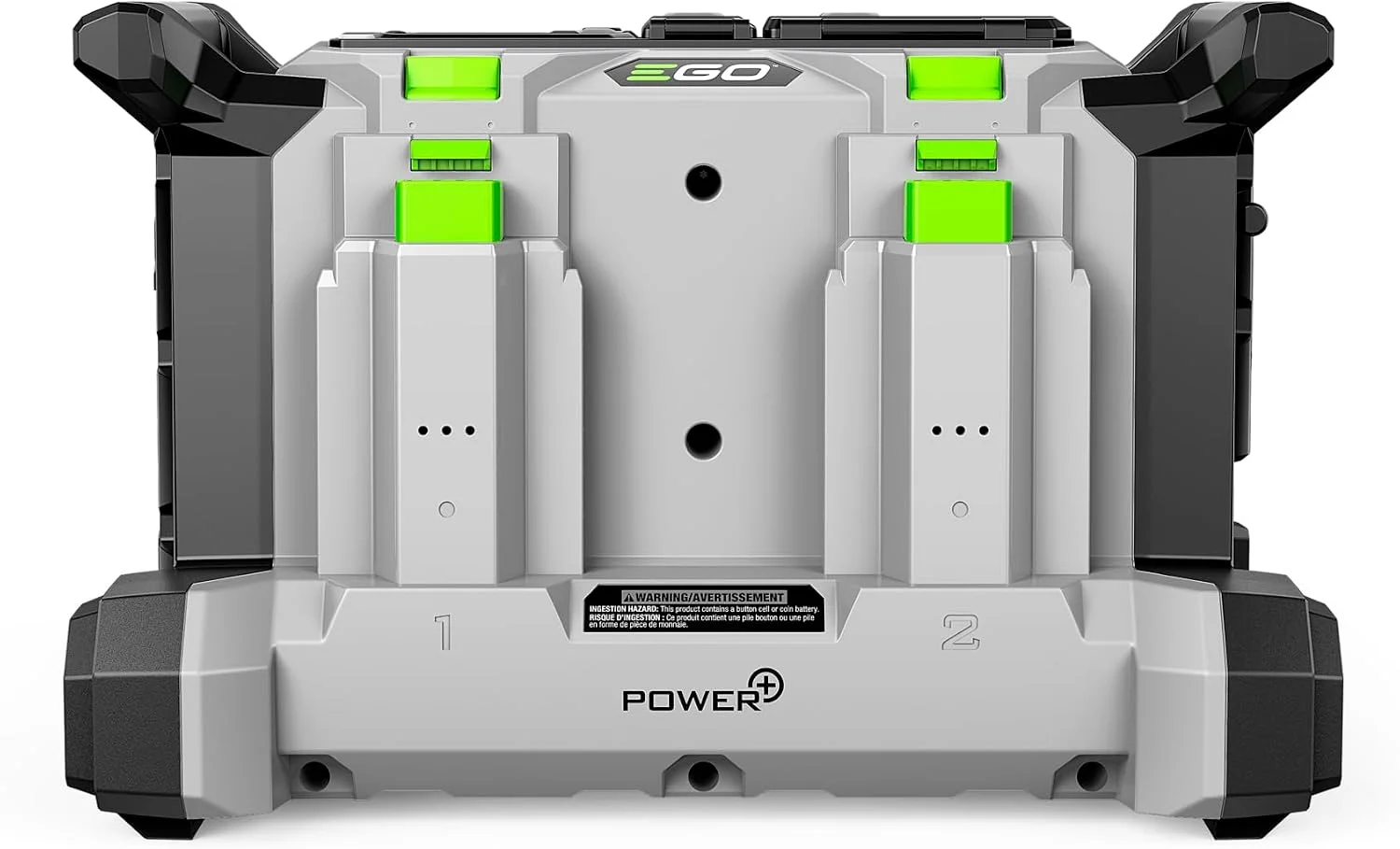 Solar panel connected to the EGO POWER+ PST1400 for off-grid charging