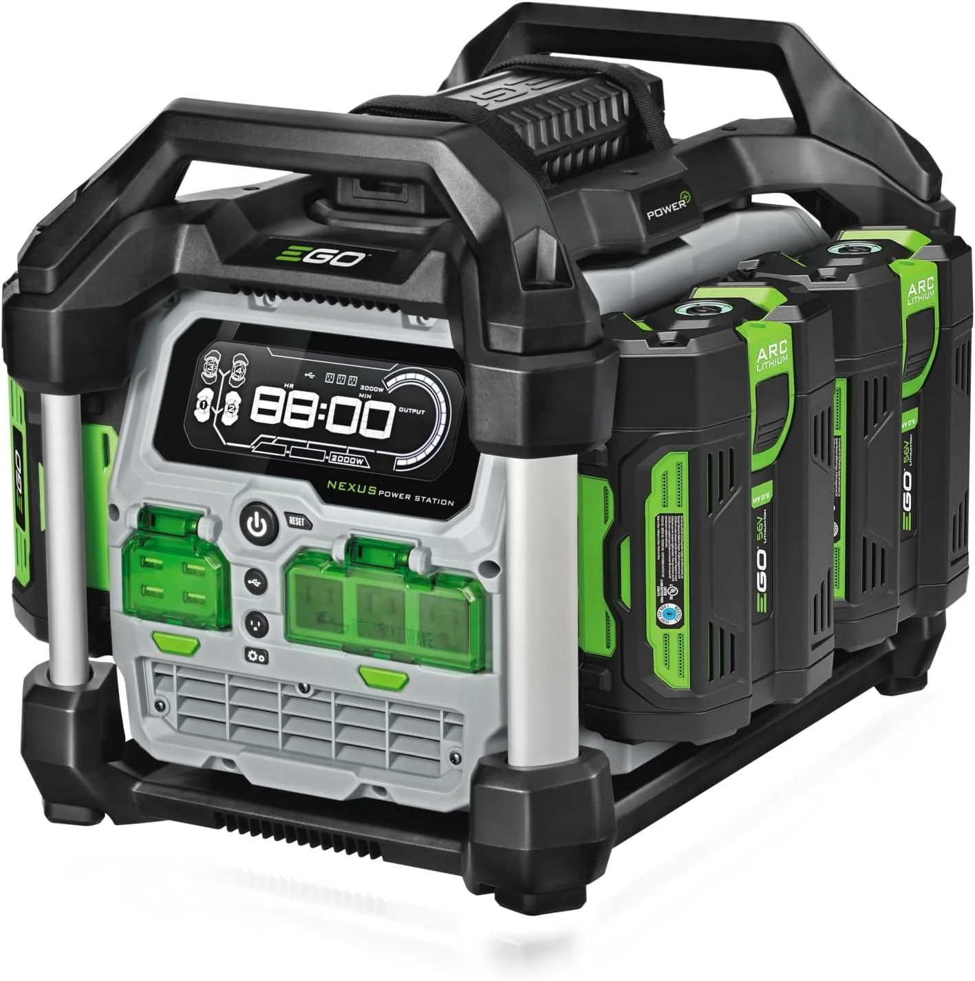 EGO POWER+ PST1400 Portable Power Station highlighting its compact and portable design for easy transport