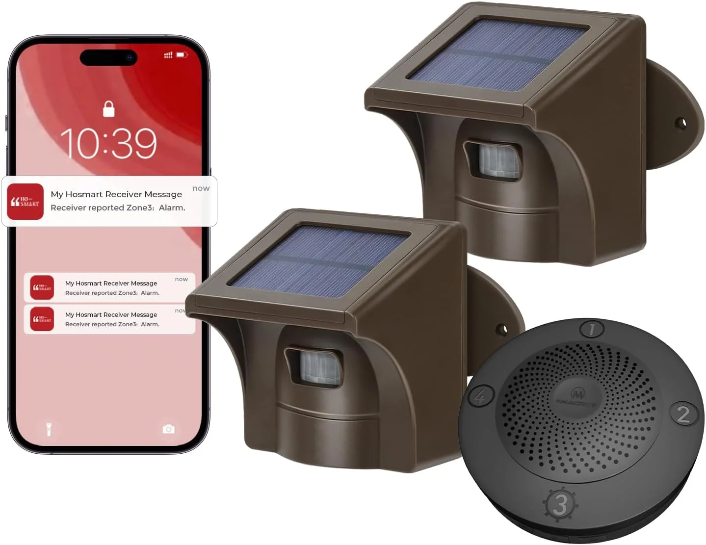 Complete eMACROS driveway alarm kit