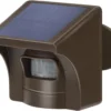 eMACROS Pro 3 Smart Solar Driveway Alarm System (2.4G Wi-Fi), App Push Notifications, 1/2 Mile (2600 ft) Wireless Range Motion Sensor & Plug-in Receiver, Weatherproof Property Alert (No Camera)
