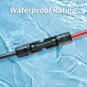 energeaster 10AWG Solar Extension Cable with Pair of Connectors Solar Panel Adaptor Kit Tool, Solar Panel Extension Cable,10 Gauge Wire,Red and Black(30FT Red + 30FT Black) view 3
