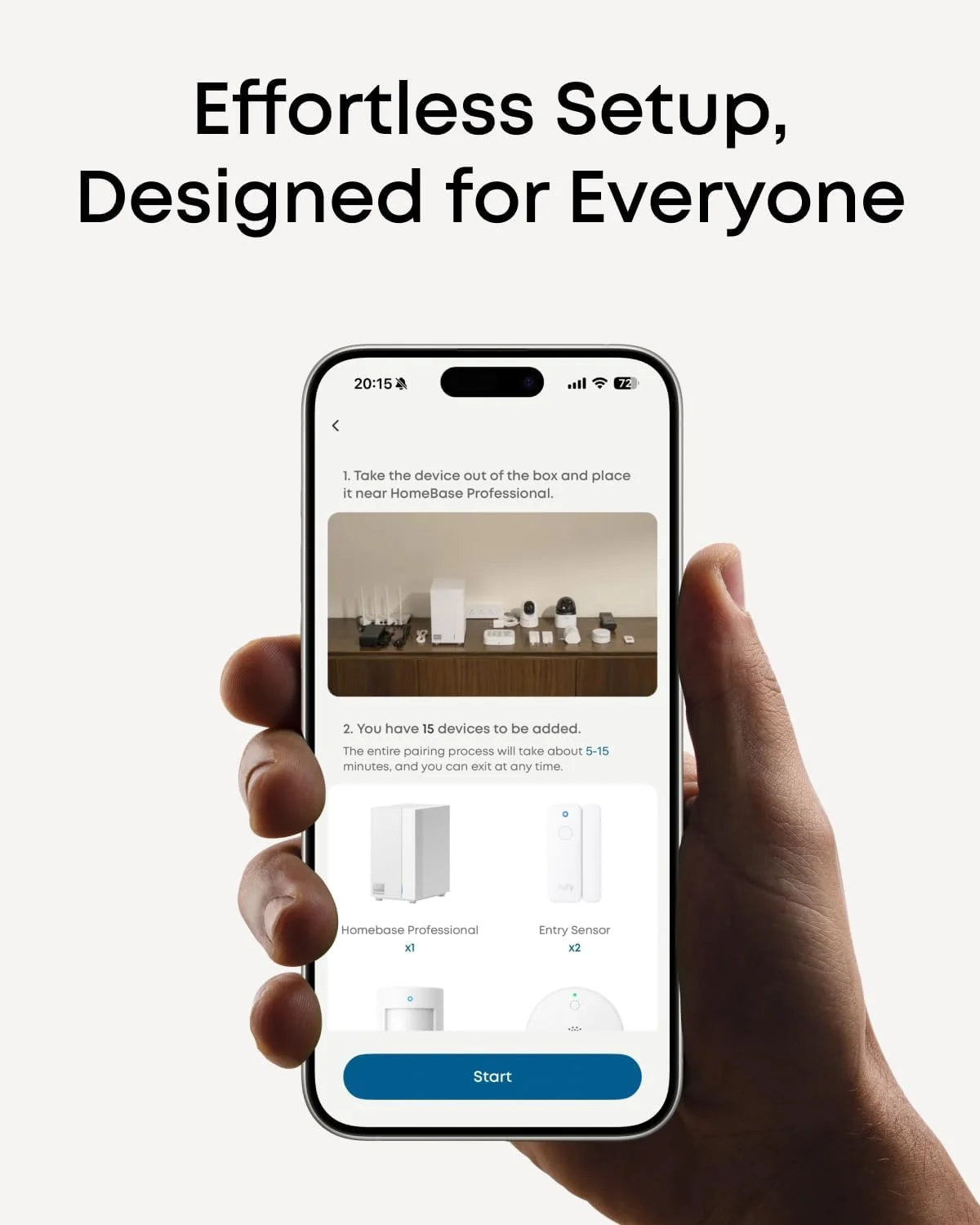 Smart home security system peace of mind