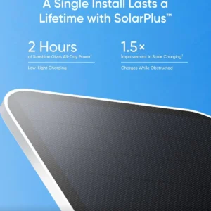 eufy Security 3K Dual Camera, SoloCam S340, Solar Security Cameras Wireless Outdoor, Cameras for Home Security, 360°Coverage, Pan & Tilt, No Blind Spots, No Monthly Fee, Built-in 8GB view 3