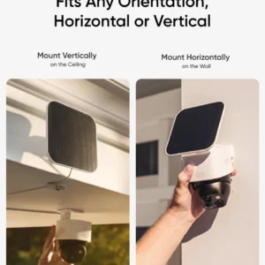 eufy Security 3K Dual Camera, SoloCam S340, Solar Security Cameras Wireless Outdoor, Cameras for Home Security, 360°Coverage, Pan & Tilt, No Blind Spots, No Monthly Fee, Built-in 8GB view 7