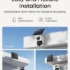 eufy Security eufyCam S4,4K Solar Camera Wireless Outdoor, 3-Lens Bullet-PTZ Cam, 360° Coverage, 8X Auto Zoom, AI Recognition,AI Track, Color Night Vision, 0 Monthly Fee, Built in 32 GB Storage