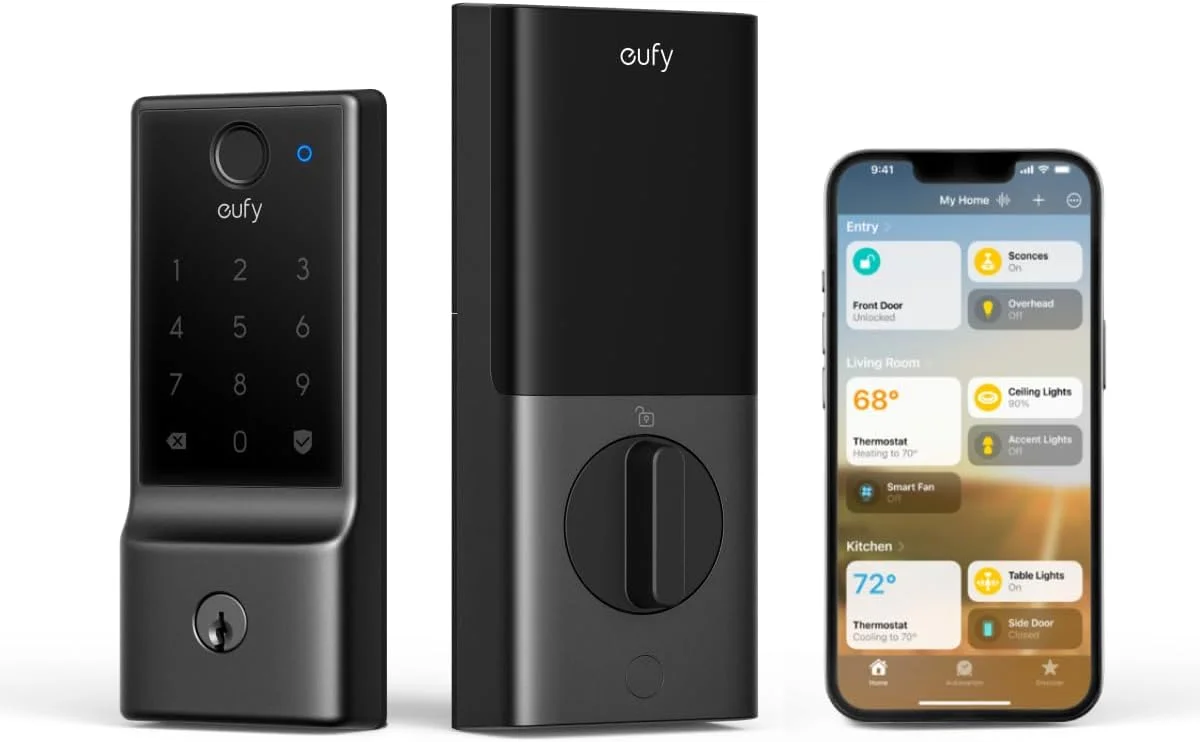 eufy Smart Lock E31 sleek front door installation