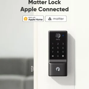 eufy Security Smart Lock E31, Fingerprint Keyless Entry Door Lock for Front Door, Built-in WiFi Deadbolt, App Control, Supports Matter, Apple Home, Alexa, Google, 10000mAh Battery, Auto Lock view 2