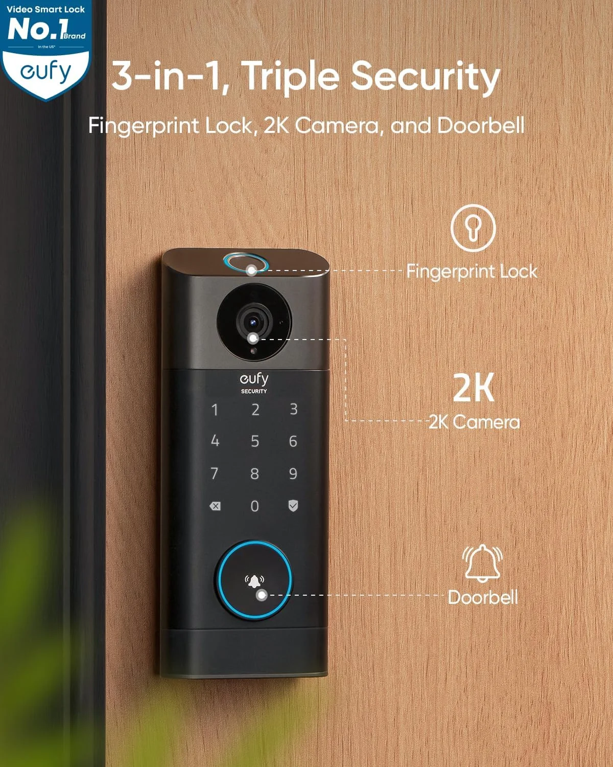 Multiple unlocking methods for eufy S330