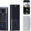 eufy Security Video Smart Lock S330, 3-in-1 Camera+Doorbell+Fingerprint Keyless Entry Door Lock, Smart Wi-Fi Deadbolt for Front Door, 8 GB Built-in Storage, SD Card Expandable, Chime Included