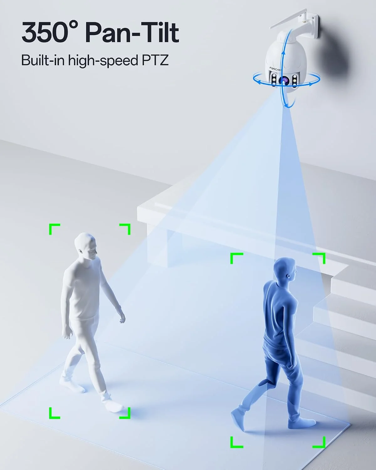 AI human and vehicle motion detection