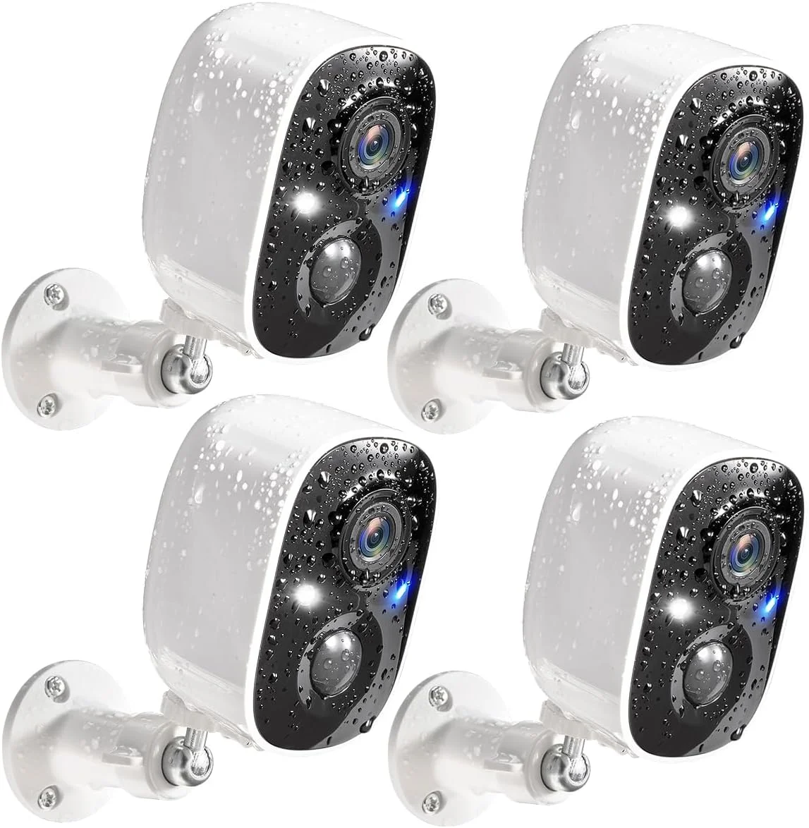 GMK 4-Pack Wireless Security Camera System for Total Home Protection