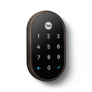 Google Nest x Yale Lock - Tamper-Proof Smart Lock for Keyless Entry - Keypad Deadbolt Lock for Front Door - Oil Rubbed Bronze view 2