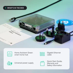 Home Assistant Green | Smart Home hub with Advanced Automation | Official Home Assistant Hardware view 3