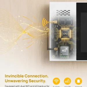 Home Security Systems Alarm System for Home Security GSM/4G+WiFi | 4.3" Touch Screen | SOS | App Instant Alerts | Wireless Smart System | DIY Motion & Door Sensors | Work with Alexa | No Monthly Fee view 4