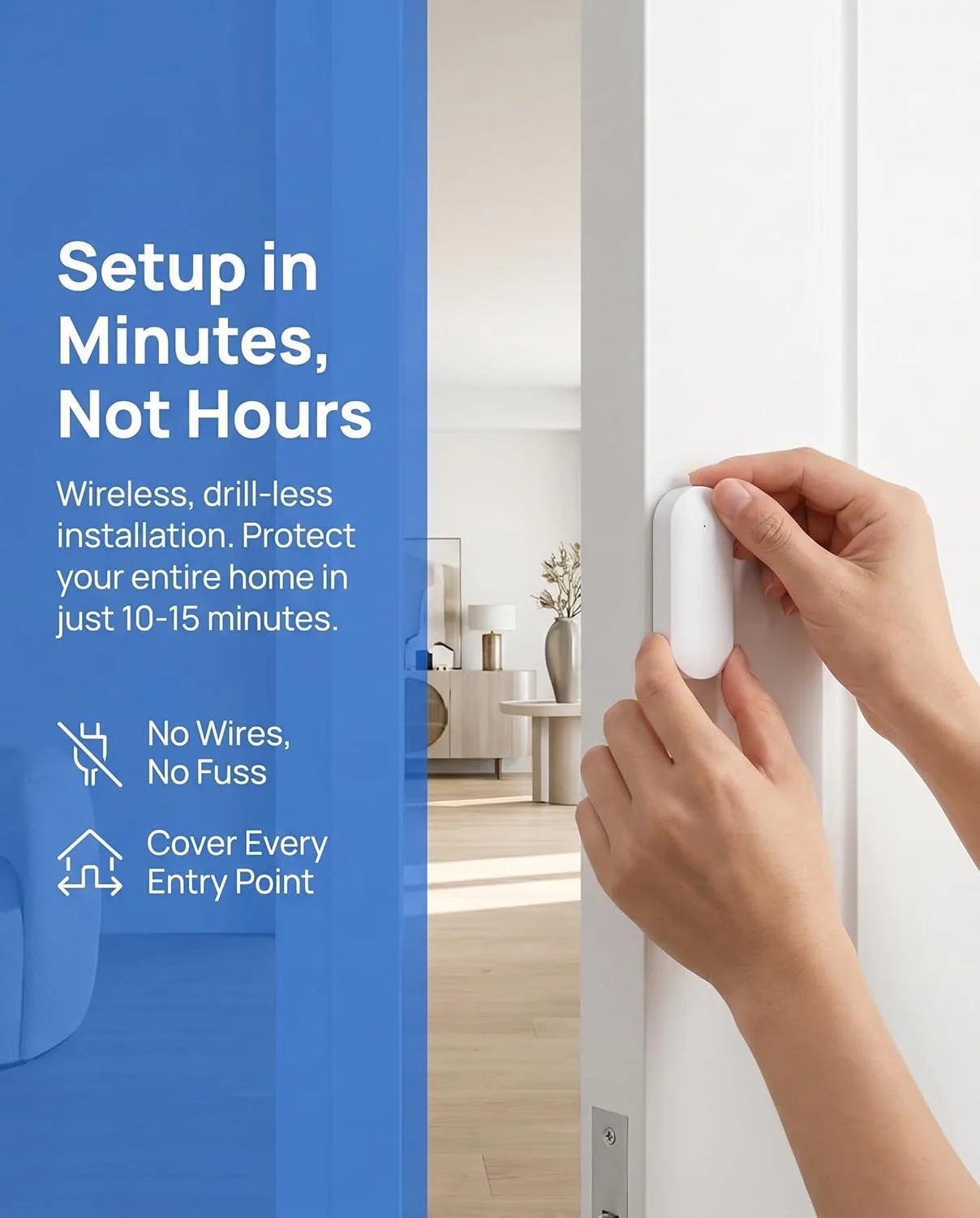 Home Security Systems Alarm System for Home Security GSM/4G+WiFi | 4.3" Touch Screen | SOS | App Instant Alerts | Wireless Smart System | DIY Motion & Door Sensors | Work with Alexa | No Monthly Fee