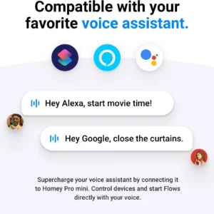 Homey Pro mini | Smart Home Hub for Home Automation – Features Zigbee, Ethernet, Matter & Thread. Compatible with Apple Siri, Amazon Alexa & Google Home. view 6