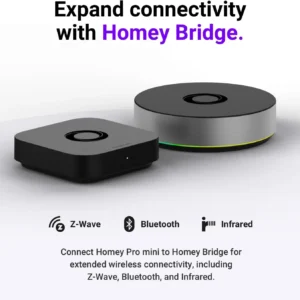 Homey Pro mini | Smart Home Hub for Home Automation – Features Zigbee, Ethernet, Matter & Thread. Compatible with Apple Siri, Amazon Alexa & Google Home. view 7