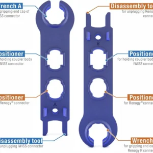 iCrimp Solar PV Panel Crimping Tool Kit, c/w Solar Connector Crimper works for AWG14-10,2.5/4/6mm², Solar Connectors, Wire Cable Cutter, Solar Spanner Wrench, All in One Oxford Bag view 6
