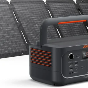 Jackery Explorer 500 v2 Portable Power Station, 512Wh LiFePO4 Battery, 500W AC/1000W Peak, Solar Generator for Camping, Outdoors, and Power Outages