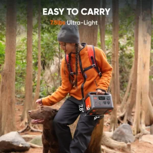 Jackery Portable Power Station Explorer 300, 292Wh Backup LiFePO4 Battery, Solar Generator for Outdoors Camping Travel Hunting Blackout (Solar Panel Optional) view 3