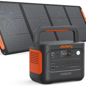 Jackery Solar Generator 1000 v2 with 200W Solar Panel,1070Wh Portable Power Station LiFePO4 Battery,1500W AC/100W USB-C Output, 1Hr Fast Charge for Outdoor,Off-Grid Living,RV,Emergency view 1