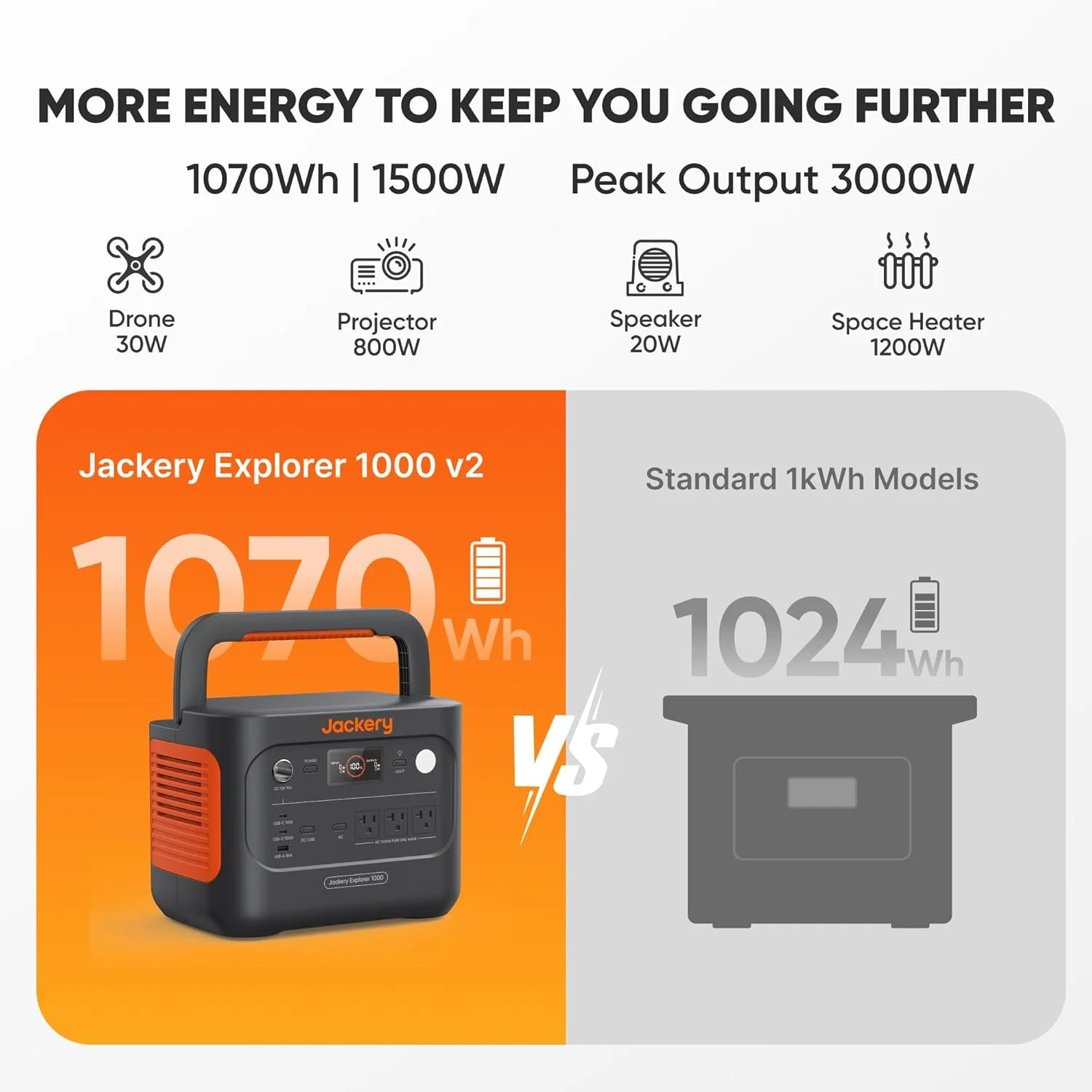 Jackery app interface for power station management