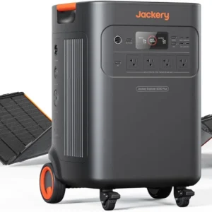 Jackery Solar Generator 5000 Plus with 500W(85Wx6) Solar Panels, 5040Wh LiFePO4 Battery Power Station, 120V/240V 7200W AC Output, Portable Generator for Home Battery Backup, Power Outages view 1